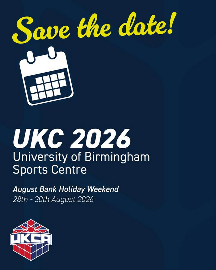 UK Cube Association announces UK Championships 2026 will take place in Birmingham