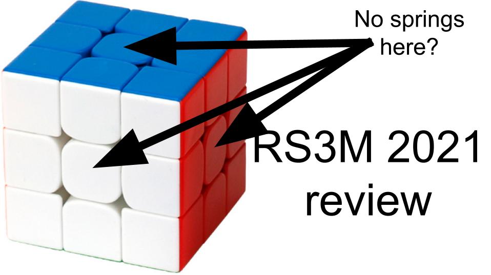 MoYu RS3M 2021 MAGLEV review | Speedcube with no springs!