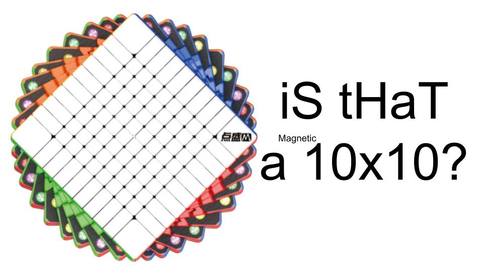 DianSheng Galaxy magnetic 10x10x10 unboxing + lube + UNR?