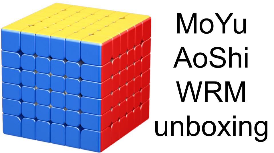 MoYu AoShi WRM unboxing | better than the MGC?