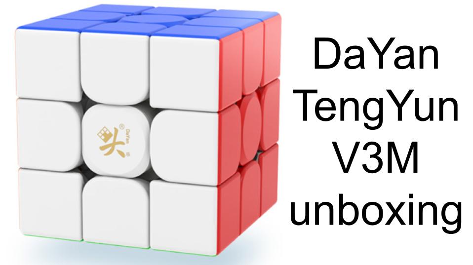 DaYan TengYun V3M unboxing