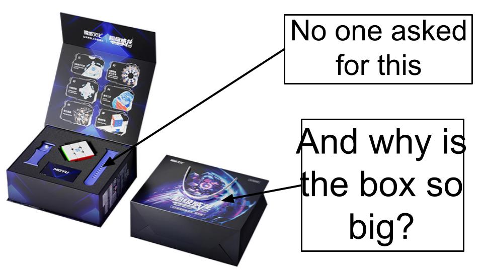 MoYu Super WeiLong (V10) unboxing (all 3 versions)