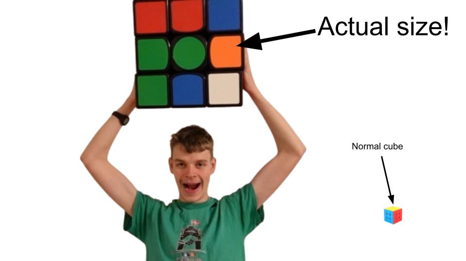 I got an even bigger 3x3 cube!