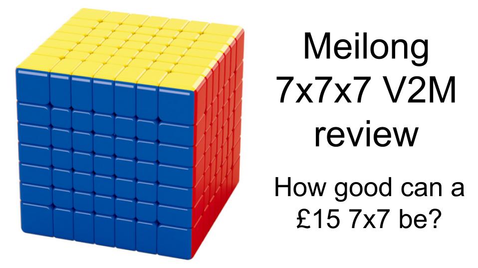MoYu MeiLong 7x7x7 V2M review