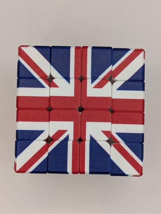 UK flag 4x4 speedcube puzzle from speedcubing.org (UK STOCK)