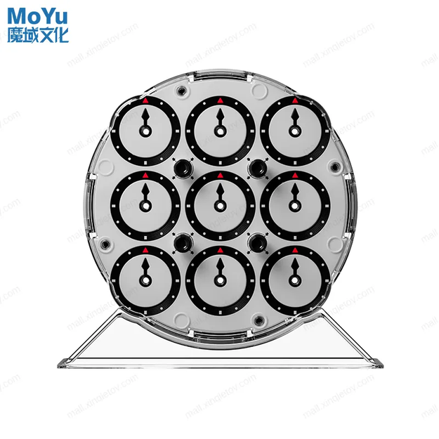 MoYu WeiLong Clock (Magnetic) — Obsidian Black