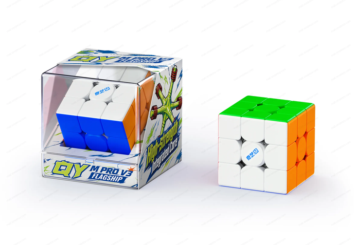 QiYi M Pro 3x3 V3 | Magnetic Speed Cube | Visual Dual Adjustment