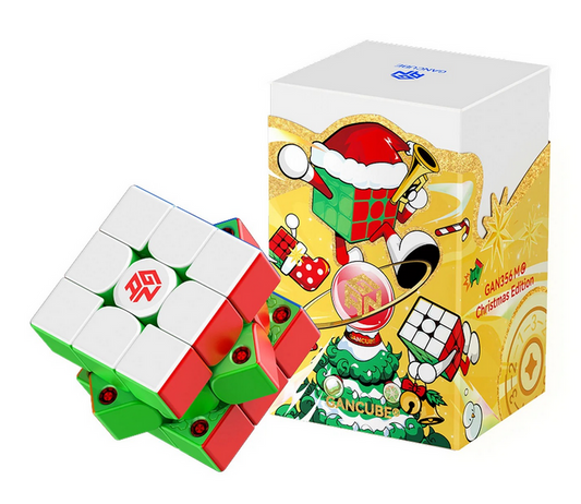 GAN 356 ME Christmas Edition 3x3 Speedcube - Limited Holiday Release