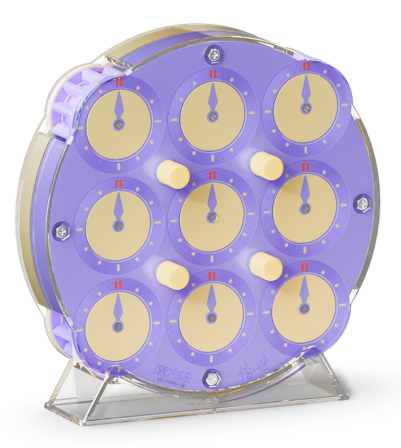 QiYi Magnetic Clock (Lilac) from speedcubing.org (UK STOCK)