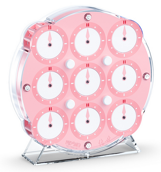 QiYi Magnetic Clock (Pink) from speedcubing.org (UK STOCK)