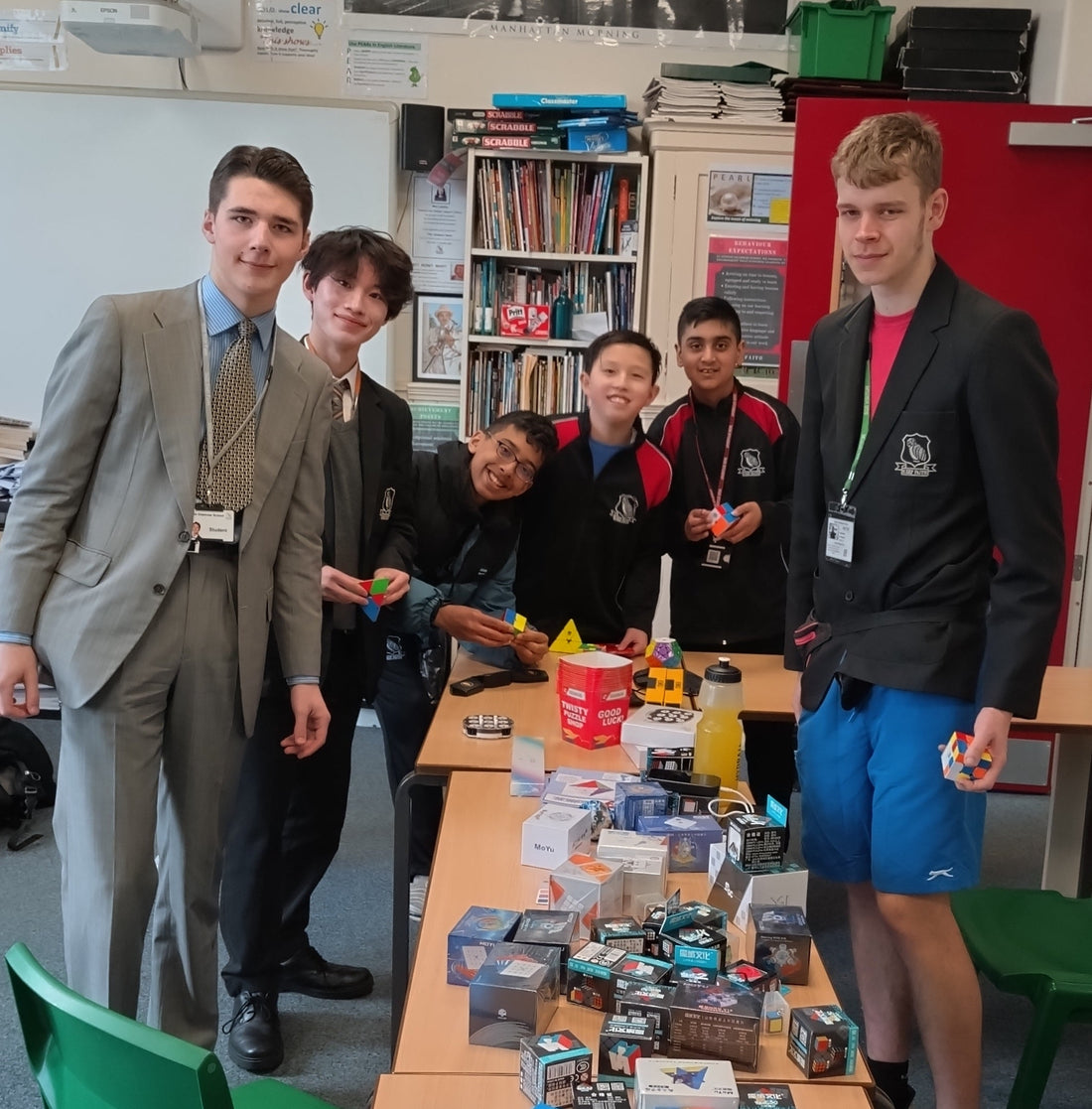 Daniel’s School Visit and Running a Cubing Club.