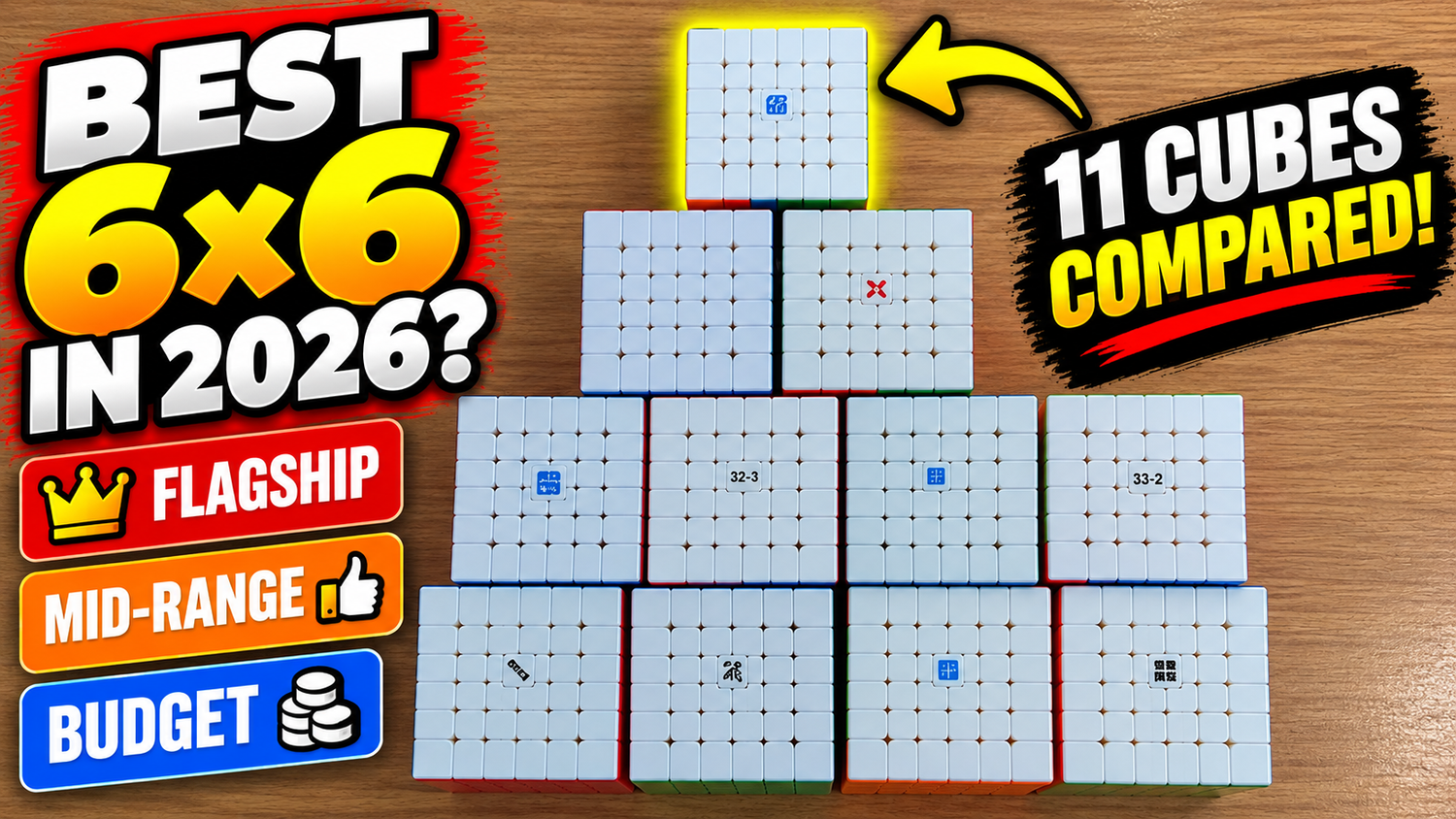 Best 6x6 Speedcube 2026 – 11 Cubes Compared