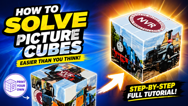 How to solve picture cubes (3x3) Full tutorial