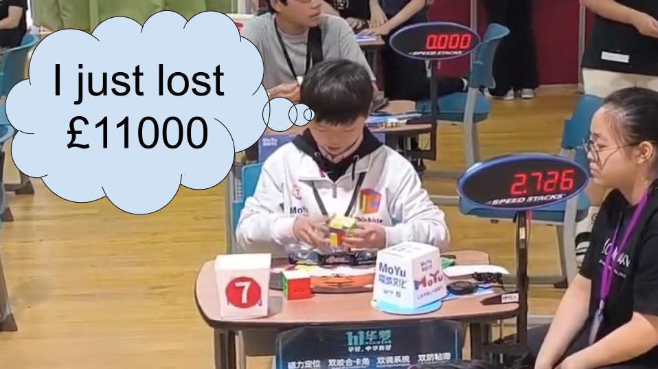 YiHeng Wang's £11000 mistake?