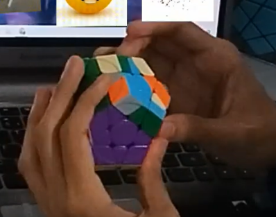 Ed Marter demonstrates knowledge of megaminx 2LLL