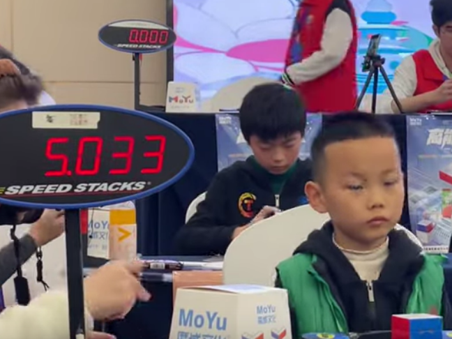 XuanYi Geng gets 1 4.32 3x3 average (2nd in the world)