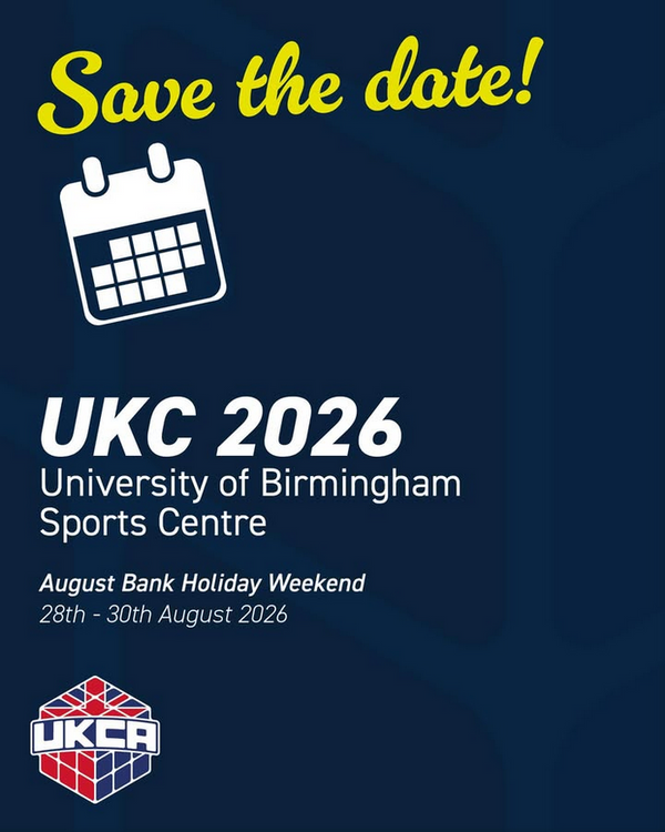 UK Cube Association announces UK Championships 2026 will take place in Birmingham