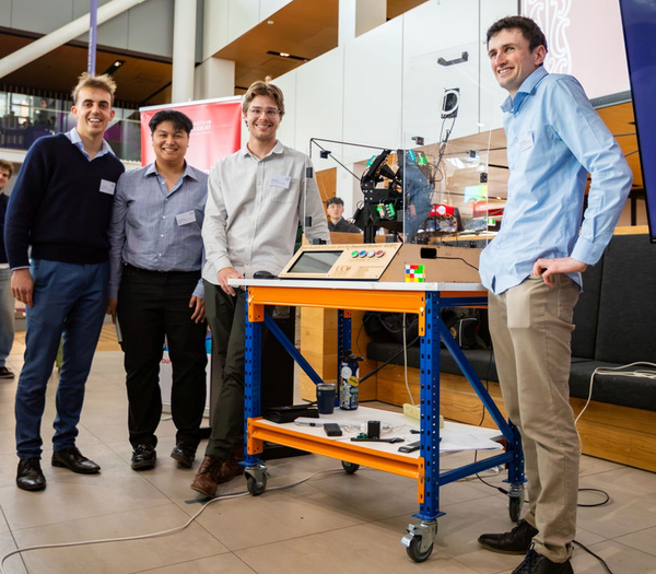 New Zealand Students Build Robot That Solves a 4x4 Cube in Just 9.806 Seconds