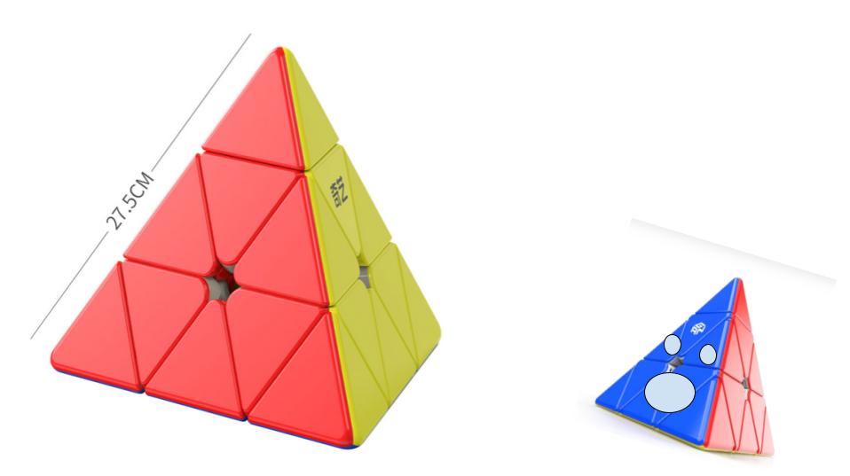 Pyraminx Base Does a pyraminx need to be this big?