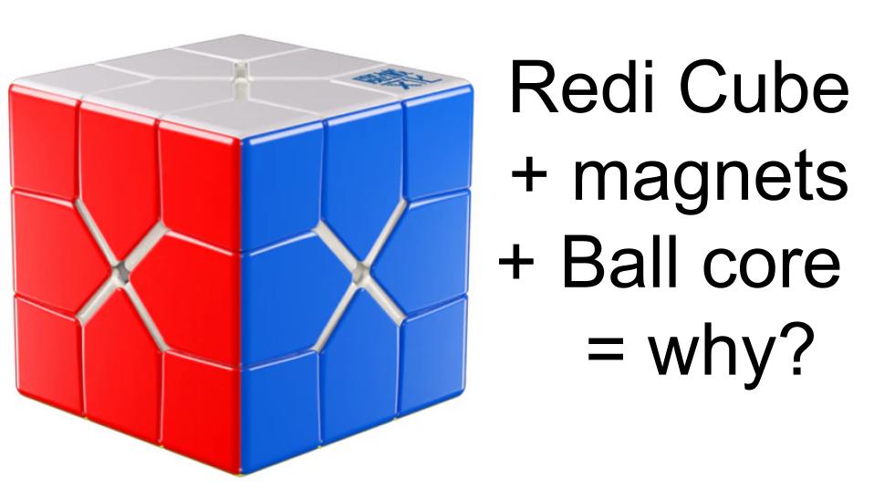 MoYu Redi Cube Magnetic + Ball core unboxing