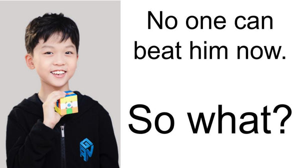 No one can beat YiHeng Wang right now - so what?