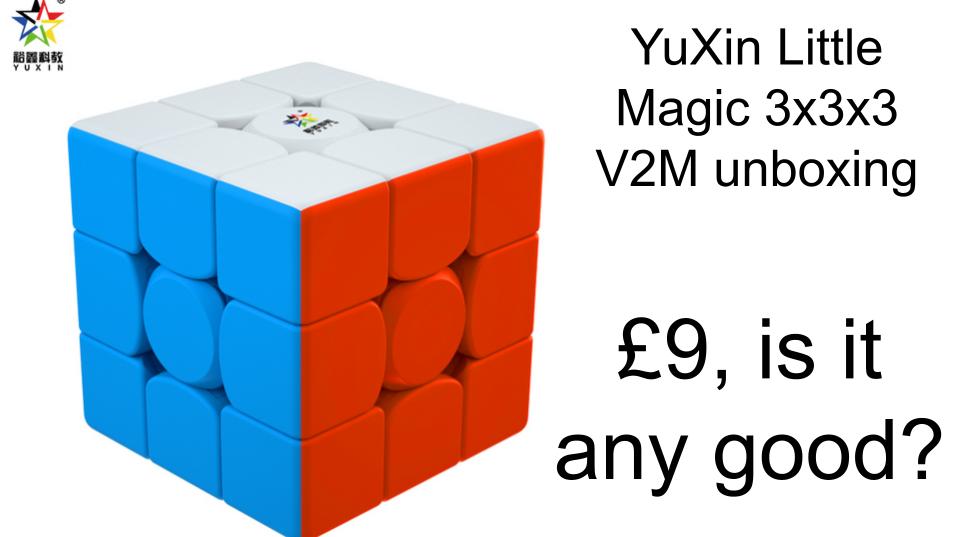 YuXin Little Magic 3x3x3 V2M unboxing | better than RS3M 2020?