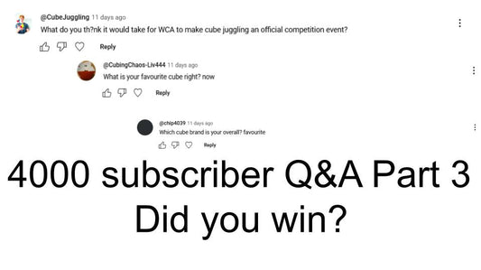 4000 subscriber Q&A Part 3