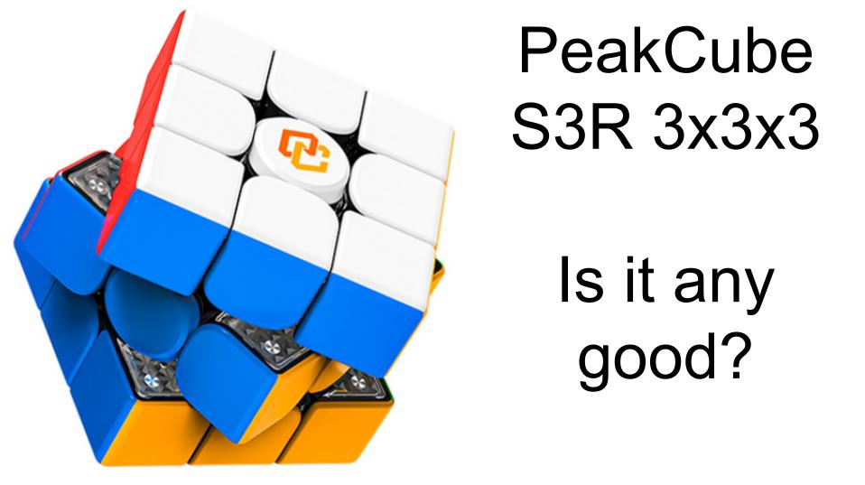 PeakCube S3R 3x3x3 unboxing | 24 springs! | is it any good?