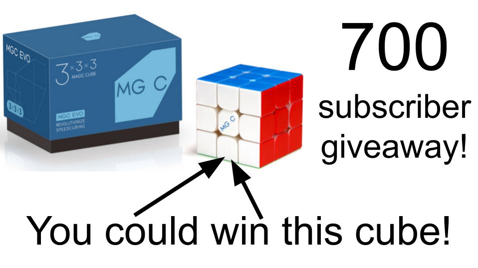 Will you win this cube? | 700 subscriber giveaway!
