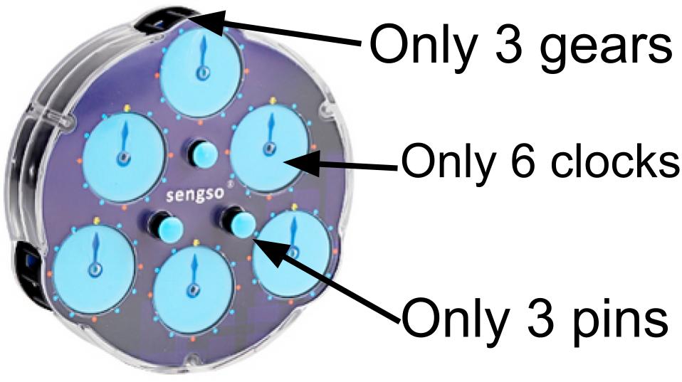 ShengShou 3x3 clock unboxing + solve