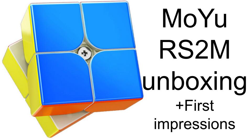 MoYu RS2M Evolution unboxing + First Impressions | speedcubing.org