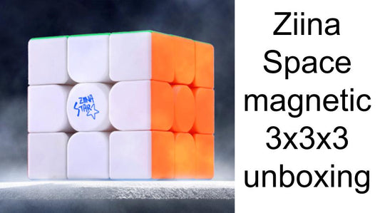Ziina Space magnetic 3x3 unboxing (A cube you have probably never heard of)
