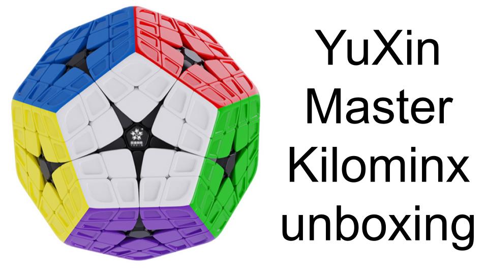 YuXin Master Kilominx (Mebiminx) unboxing