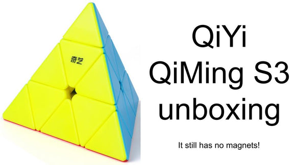 QiYi QiMing S3 Pyraminx unboxing