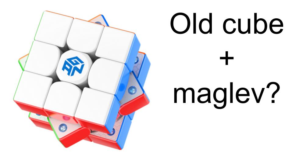 Did Gan really just put Maglev in this old cube?