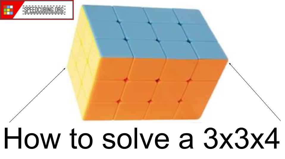 How to solve a 3x3x4 | cuboid tutorial | speedcubing.org