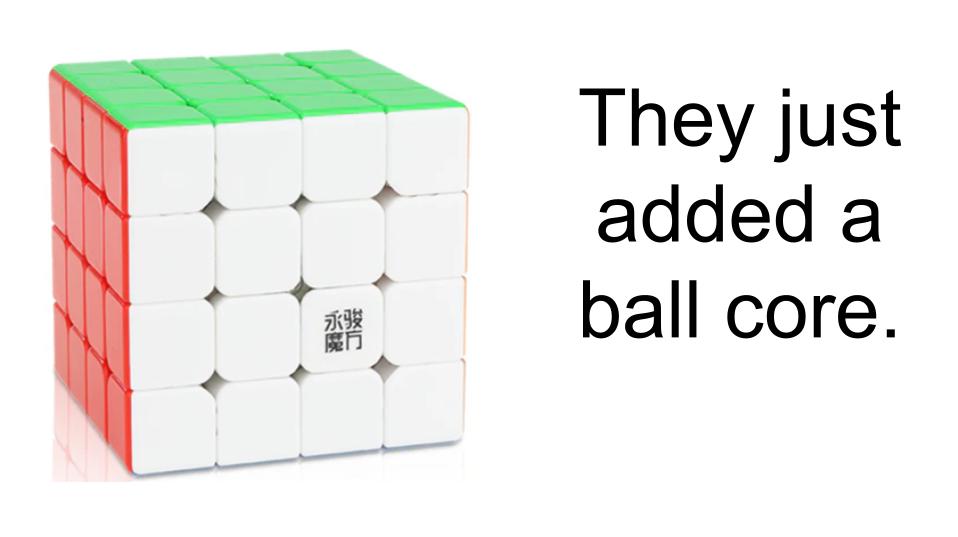 YJ ZhiLong 4x4x4 Ball Core Version unboxing