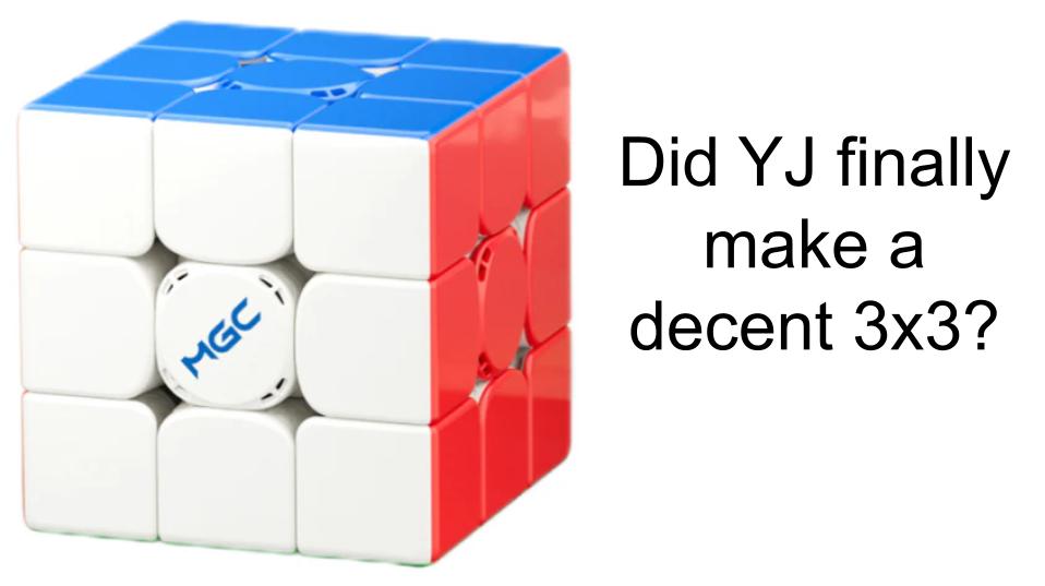 YJ MGC Beta unboxing | did YJ finally make a decent 3x3?