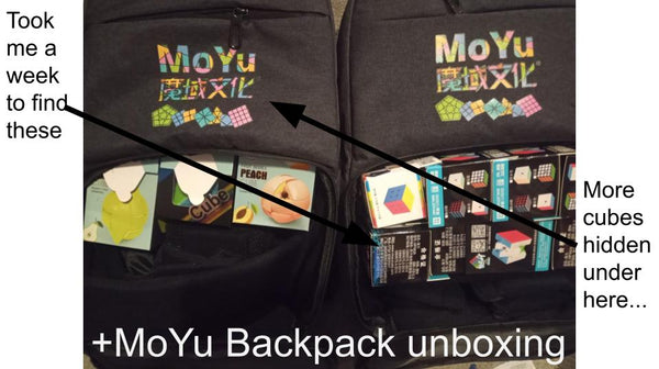 My supplier hid £400 of cubes inside MoYu Backpacks! | speedcubing.org