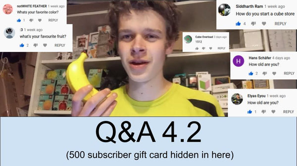 Speedcubing.org Q&A 4 part 2 + Giftcard may be hidden in this video!