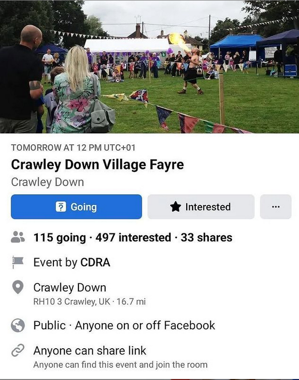 Crawley Down Village Fair