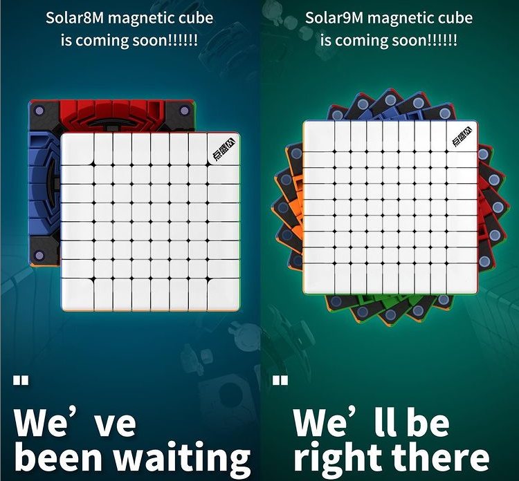 Diansheng magnetic 8x8x8 AND 9x9x9!