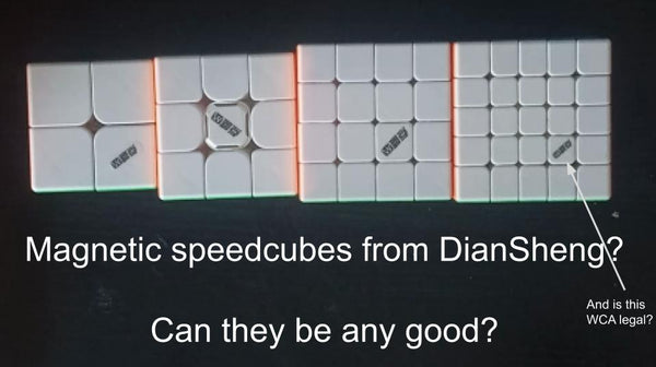 DianSheng 2x2x2,3x3x3,4x4x4,5x5x5 magnetic speedcubes review | speedcubing.org