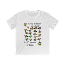 Every cube can be solved in 20 moves or less Kids T-shirt