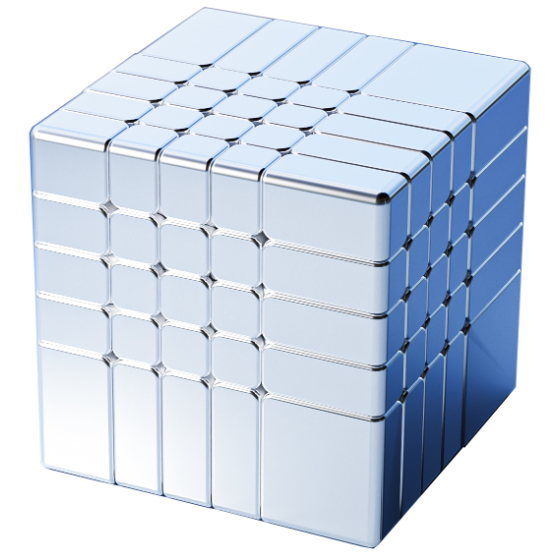 DianSheng 5x5 Mirror cube M (silver) UK STOCK (speedcubing.org)