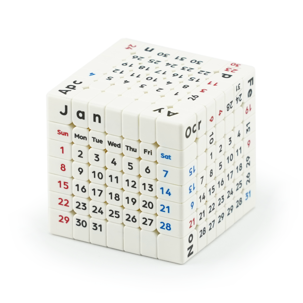 ZCube + Tribox Calendar 7x7 (Magnetic)