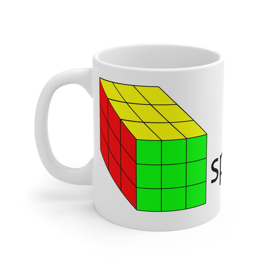 I am a speedcuber 11oz White Mug