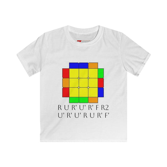 Kids T-shirt - T perm — Speedcube Algorithm Graphic Shirt