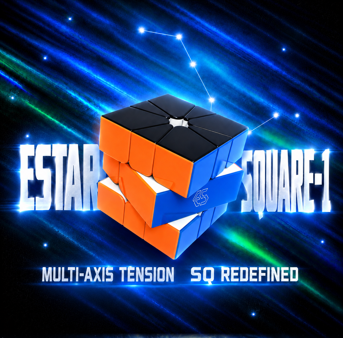 ESTAR Square-1 Yellow Top (Magnetic, MagLev, UV)
