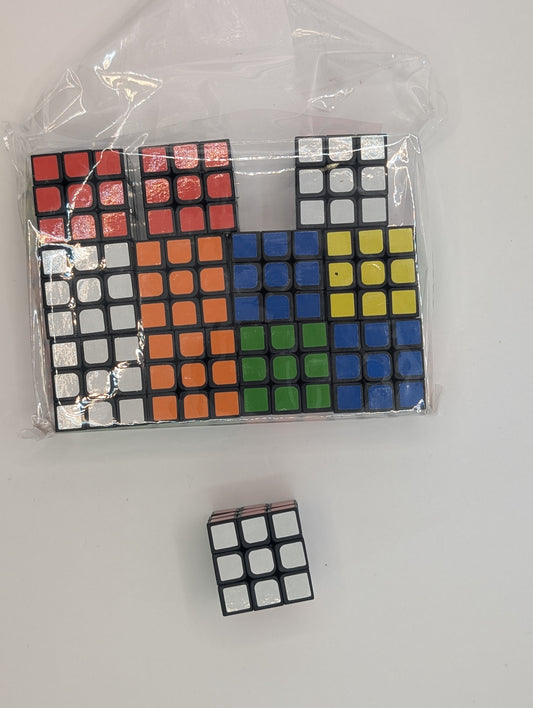 Pack of 12 mini 3x3 cubes from speedcubing.org (UK STOCK)